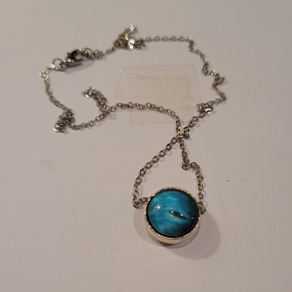 Jewelry - Handcrafter Celestial Jewelry -- Planet Necklace (Nepturn)